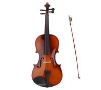 Violini per Studenti Violino Violino Colore Legno Acustico Naturale Con Custodia Arco 4/4 3/4 1/2 1/4 1/8 Taglia Kid Student Violino Violino Regalo Professionale Violino (Color : 1/2)