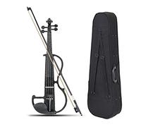 Violini per Studenti Violino/Violino Elettrico Professionale In Legno Massello Intagliato A Mano Di Dimensioni 4/4 Con Parti Di Violino In Ebano Professionale Violino (Color : 01)