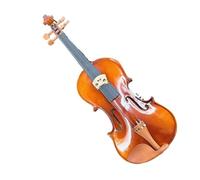 Violini Principianti Violino 4/4 In Acero A Fondo Singolo Striato Fatto A Mano Strumento A Corde Professionale Include Custodia Rigida E Accessori.