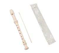 Violini Professionali Strumento A Fiato Per Principianti In ABS Tipo G Alto A 8 Fori(White)