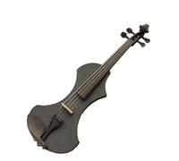 Violini Set di violino elettrico in legno massello full size nero chiaro 4/4 Arco per violino acustico per violino per principianti con custodia