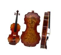 Violini Violino 4/4 fondo in legno di acero con disegno buon suono fiamme fondo in acero