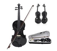 Violini Violino 4/4 Popolarizza Il Pannello In Acero Violino Per Principianti Studio Della Lezione Di Musica Con Abito Da Violino Nero (Color : Violin)