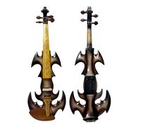 Violini Violino Elettrico colorato Artistico Streamline 4/4 Violino elettronico(Black)