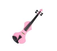 Violini Violino elettrico rosa squisito 4/4 Set Arco in legno brasiliano + custodia + borsa + ponte + accordatore + corde per principianti