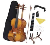 Violini Violino Giuggiola Legno Full Size 4/4 3/4 1/2 Tiger Stripes Luminoso Acustico Violino Accessori Per Strumenti Musicali Violino(4/4)