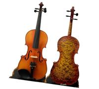 Violini Violino in acero 4/4 con motivo a volo d'uccello suono in ebano violino in acero chiaro e melodioso