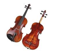 Violini Violino in acero intagliato a mano Violino fiammato naturalmente Accessori completi Pacchetto iniziale per violino 4/4 3/4(4/4)