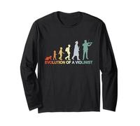Violinista d'Epoca Violinist Evolution Violinist Cello Maglia a Manica