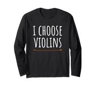 Violinista I Choose Violins Strumento a Corda Violino Maglia a Manica