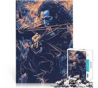 Violinista in blu Puzzle da 1000 pezzi per adolescenti Aiuta il cervello ad allenare i giocattoli che creano dipendenza per coltivare la pazienza Regalo di compleanno 38x26cm