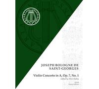 Violinkonzert in A: op. 7/1. Violine, Orchester. Partitur.