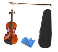 Violino 1/8 1/16 Dimensioni 1/10 Con Custodia Corde Per Arco Poggiaspalle Per In Legno Basso(Kit 1,1/16)