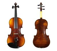 Violino 4/4 Buon Violino Fiammato Super Adatto Per Giocatori Avanzati Custodia E Arco Per Violino 4/4 Senza