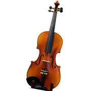 Violino 4/4 con i migliori accessori in ebano fiammato(3/4)