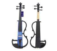 Violino 4/4 Elettrico Corpo In Acero Elettrico Silenzioso Con Custodia Per Arco Cavo Per Cuffie Parti E Accessori Per Il Resto Della Spalla