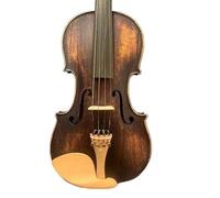 Violino 4/4 fatto a mano parti in legno di bosso con suono bello e morbido
