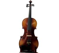 Violino 4/4 in legno massello fatto a mano parti in ebano con suono chiaro e bello(3/4)