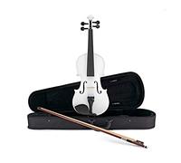 Violino 4/4 per Principianti con Fiocco e Custodia Bianco - Età 11+