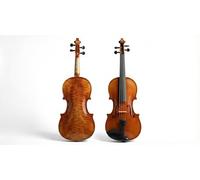 Violino 4/4, set completo per adulti e bambini, kit professionale fatto a mano in abete rosso, include custodia, arco, colofonia, spalliera, perfetto strumento acustico per principianti, dimensioni 1