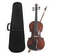 Violino 4/4 Violino acustico Corpo in acero Full Size Violino Violino con custodia Corde per arco Spalla Resto Tuner Accessori in tessuto (Color : Set1)