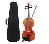 Violino 4/4 Violino acustico Pannello in abete Violino Violino naturale di alta qualità con custodia Corde per arco Spalla Tuner (Color : Set1)