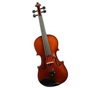Violino 4/4 Violino Artigianato Violino Abete Rosso Acero Fiammato Due Pezzi Fondo in Acero Ebano Custodia per Arco a Ponte