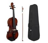 Violino 4/4 Violino Corpo in Tiglio Testa Tastiera in Ebano Peg Mentoniera Cordiera Violino per Principianti con Custodia per Arco