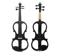 violino 4/4 Violino Elettrico Corpo In Acero Violino Elettrico Muto Con Custodia Ad Arco Cavo Di Collegamento Per Cuffie Accessori In Lega Di Alluminio