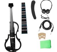 Violino 4/4 Violino Elettroacustico Auricolari Silenziosi Intelligenti Per Violino Elettroacustico Collegamento Violino Set Per Principianti(Set1)