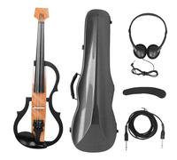 Violino 4/4 Violino Elettroacustico Silenzioso Violino Elettrico In Fibra Di Carbonio Con Custodia Per Il Trasporto Dell'arco Cavo Per Cuffie Poggiaspalla