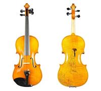 Violino 4/4 Violino Fiammato Violino Violino Completamente Fatto A Mano Custodia E Archetto Resistenti Dal Tono Forte