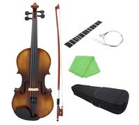 Violino 4/4 Violino In Legno Massello Di Abete Rosso Opaco Vintage Per Principianti Adulti Che Pratica Lo Strumento Del Violino