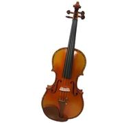 Violino 4/4 Violino Intarsio Shell Fondo Intero Fiammato