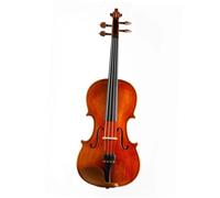 Violino 4/4 Violino Per Principianti Rosso Lucido Abete Massiccio Acero Semi-fatto A Mano Con Accessori Completi