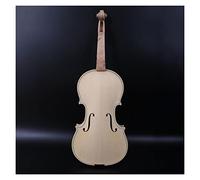 Violino 4/4 Violino Unfinished White Violin Kit Kit Accessori One Piece Solid Wood Student Violin Violino