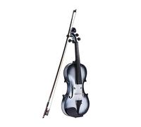 Violino A Grandezza Naturale Studente Violino Tastiera 4/4 Violino Violino Violino Acustico Violino Con Custodia Corda Per Arco (Color : White Bk)