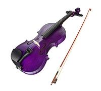Violino acustico 4/4 in abete rosso, pannello laterale posteriore in legno di tiglio, con custodia, strumento a corda per principianti, intagliato a mano, squisita fattura, suono eccellente