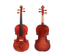 Violino Acustico, Violino per Studenti, Principianti, studenti universitari, apprendimento del legno massello puro grado fatto a mano(1/8)