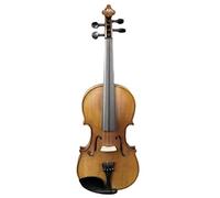 Violino Acustico, Violino per Studenti, Set violino opaco a grandezza naturale for principianti con punti di apprendimento e tastiera intarsiata(3/4)