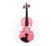 Violino Acustico, Violino per Studenti, Violino rosa adatto for l'esame for principianti. Violino(1/8)