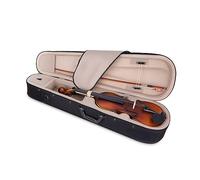 Violino Acustico Violino Topboard In Pino Bianco Tabellone In Acero Credenza Fiocco In Mogano Con Custodia Per Il Trasporto Poggiaspalla