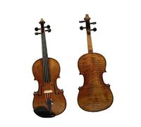 Violino adulto fatto a mano vernice 1/4 violino in fibra di carbonio archetto schiuma caso spalla resto corde (1/2)