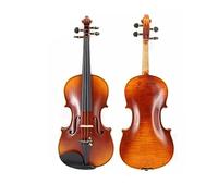 Violino Antico Di Fascia Alta Fatto A Mano Misura 4/4 Con Fondo In Acero E Cordiera In Ebano