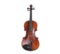 Violino Antico Personalizzato Fiammato In Acero Intagliato A Mano 4/4 Con Accessori Completi (Color : 4/4)