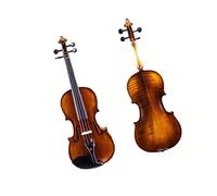 Violino Artigianale In Legno Massello Di Dimensioni Standard Per Principianti E Musicisti Professionisti Che Devono Sostenere Gli Esami Violino(1/4)