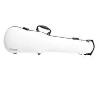 GEWA Astuccio sagomato per violino AIR 1.7 - Bianco lucido - Made in Germany maniglia laterale