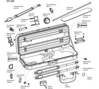 Violino - Astuccio - Astuccio Sagomato Per Violino Jaeger Prestige - Set Di V...