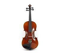 Violino Avanzato Fatto A Mano In Acero Fiammato Violino 4/4 Parti In Ebano Con Piastra In Abete Con Accordatore Per Custodia Ad Arco