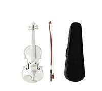 Violino Bianco Per Studenti 4/4 Violino A Grandezza Naturale Per Principianti Custodia Per Violino Più Snella E Leggera Kit Per Ponte Con Arco In Legno Brasiliano